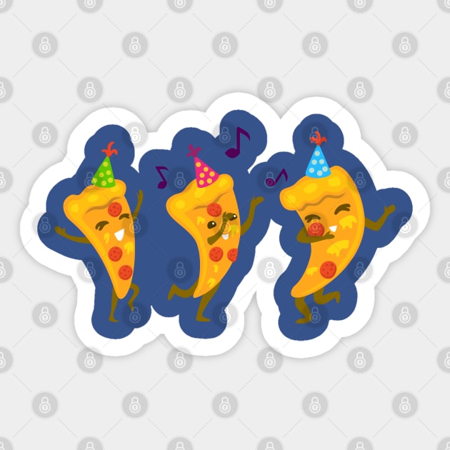 Pizza Party Sticker by holidaystore